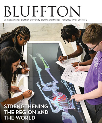 Bluffton magazine cover, Fall 2023