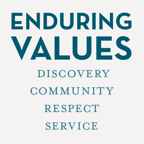 Community, Discovery, Respect, Service