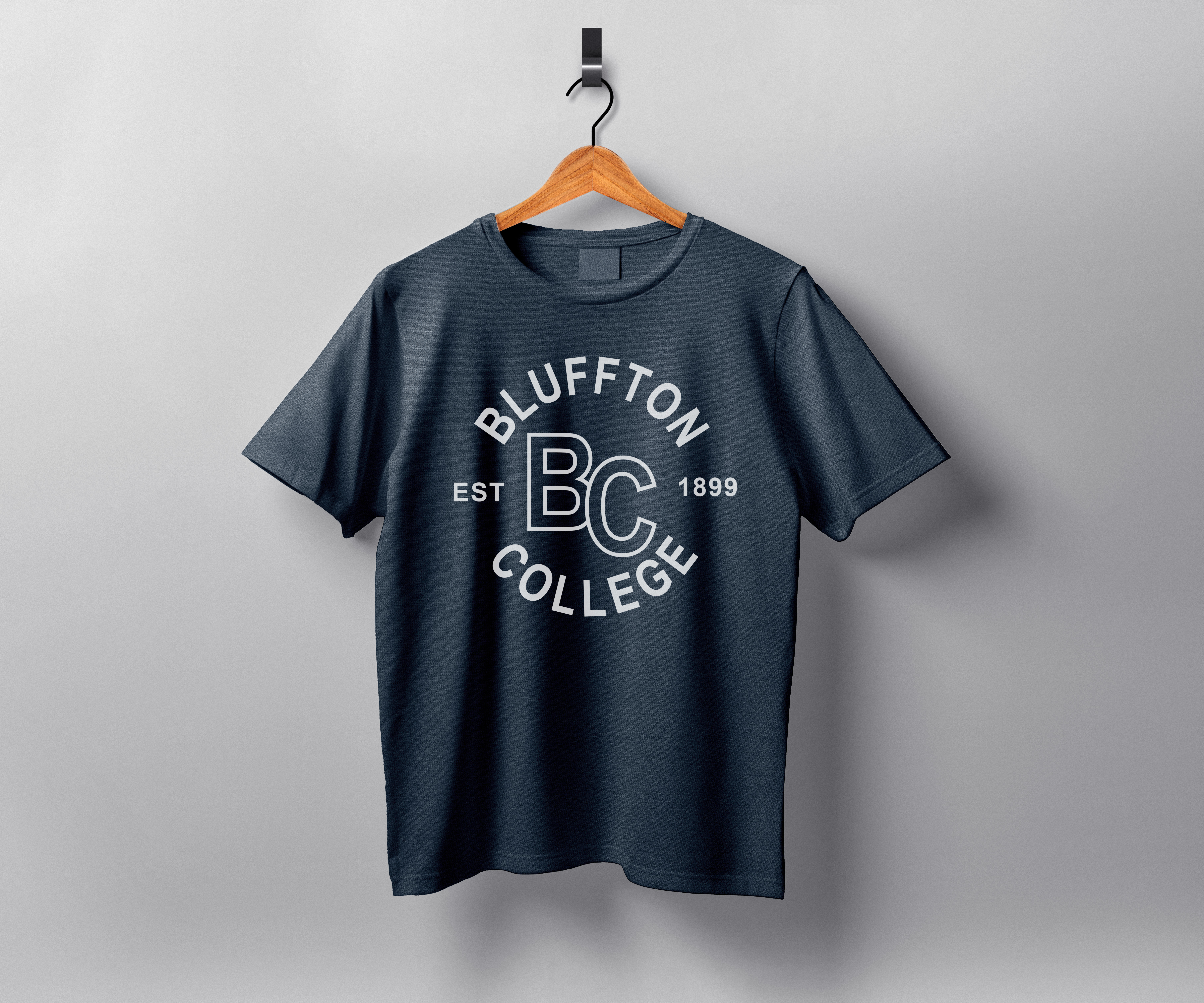 Bluffton College Throwback Tshirt Design