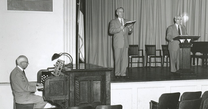 Chapel with President Ramseyer
