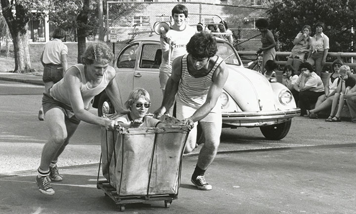 Racing on College Avenue