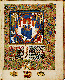 City of God manuscript from 15th century