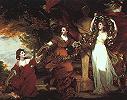Three Ladies Adorning a Term of Hymen