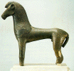 Horse, geometric style