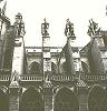 Flying buttresses along nave