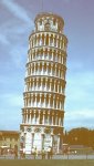 The famous leaning tower