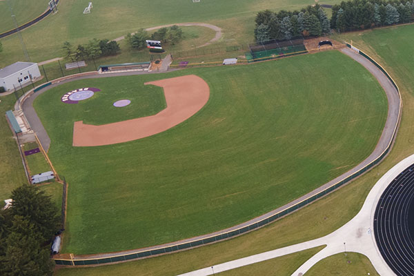 Athletic fields-Bluffton University Campus