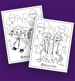 Mascot coloring pages