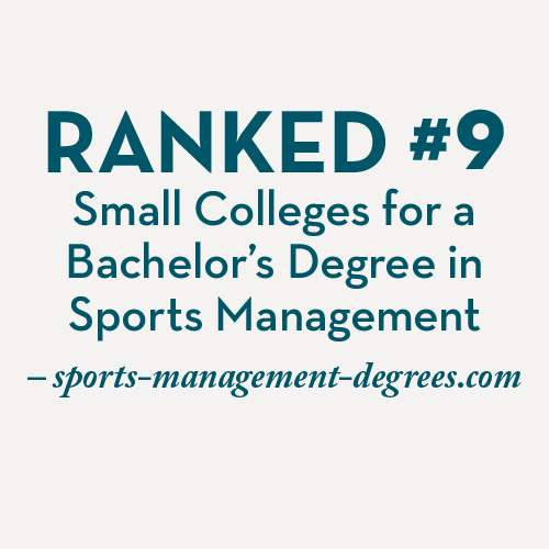 Top small college for sports management