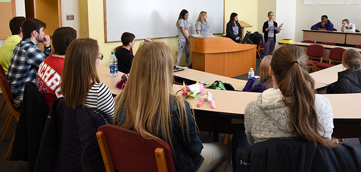 Students present for Civic Engagement Day