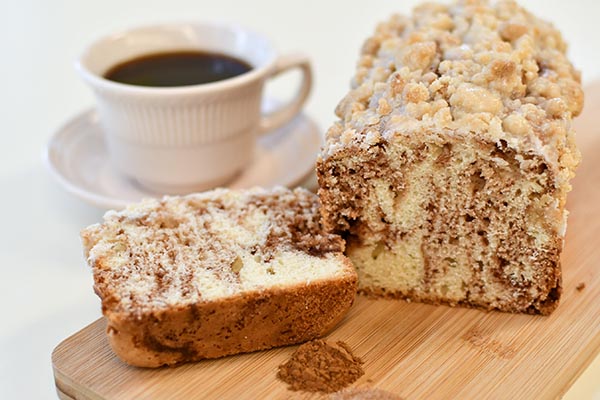 Sour cream coffee cake bread