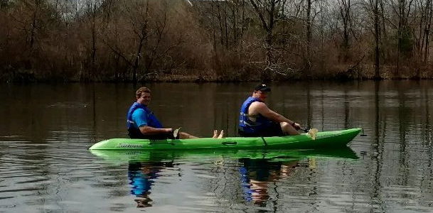 Kayaking at the Nature Preserve