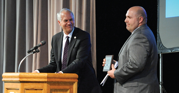 President Harder and Coach Grandey