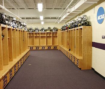 Locker rooms