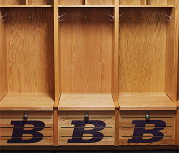 Locker rooms