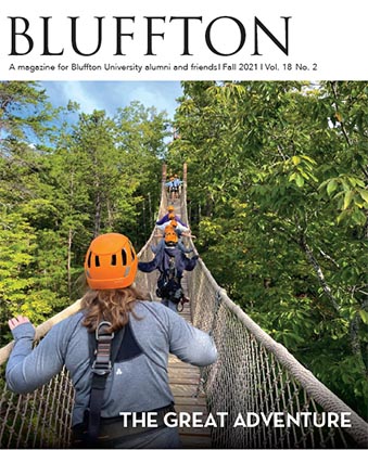 Bluffton magazine cover, fall 2021