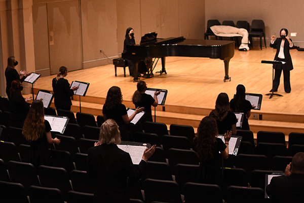 Camerata rehearsal Camerata rehearsal
