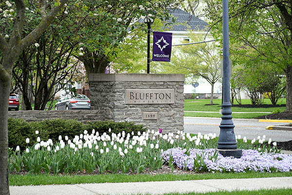 Bluffton University entrance