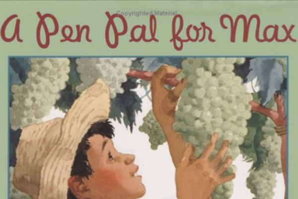 cover image of "A Pen Pal for Max" children's book cover image of "A Pen Pal for Max" children's book