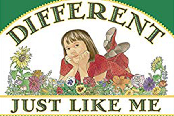 cover image of "Different Just Like Me" children's book cover image of "Different Just Like Me" children's book