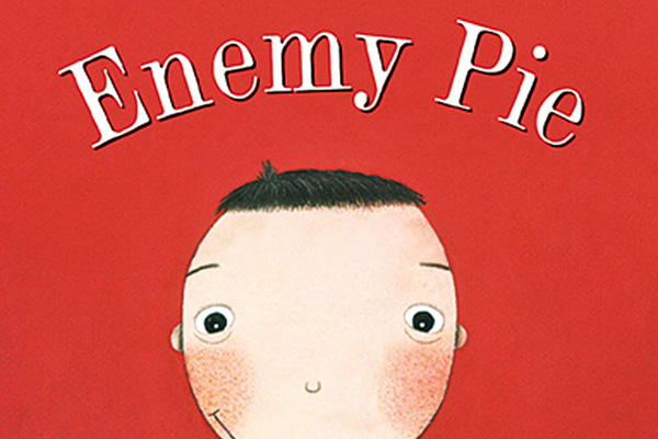 cover image of "Enemy Pie" children's book cover image of "Enemy Pie" children's book