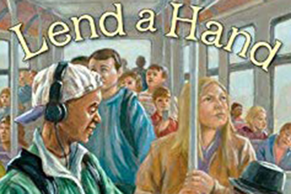 cover image of "Lend a Hand" children's book cover image of "Lend a Hand" children's book