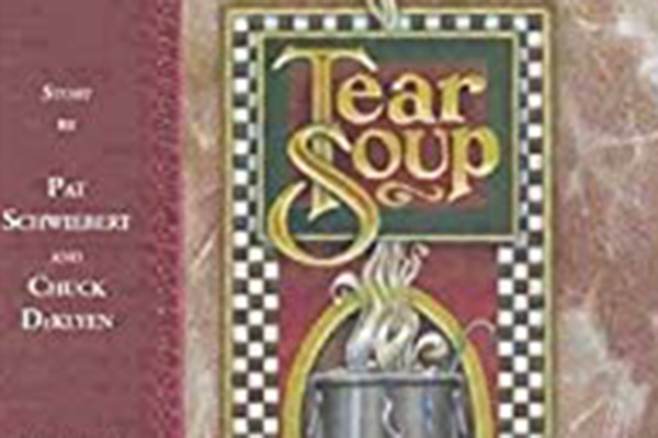 cover image of "Tear Soup: A Recipe for Healing After Loss" children's book cover image of "Tear Soup: A Recipe for Healing After Loss" children's book