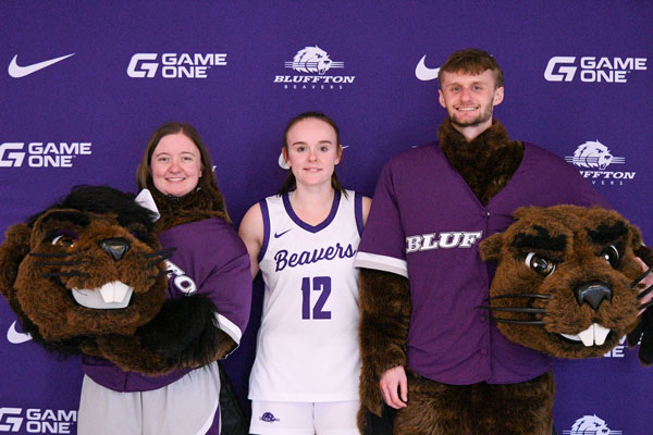 J. Denny came on the scene in fall 2010 to honor Dr. J. Denny Weaver, professor emeritus of religion and longtime faculty athletics representative at Bluffton. Jenny was introduced in fall 2014 to help J. Denny spread campus cheer. Since their introductions, just 50 students have served as J. Denny or Jenny Beaver. 