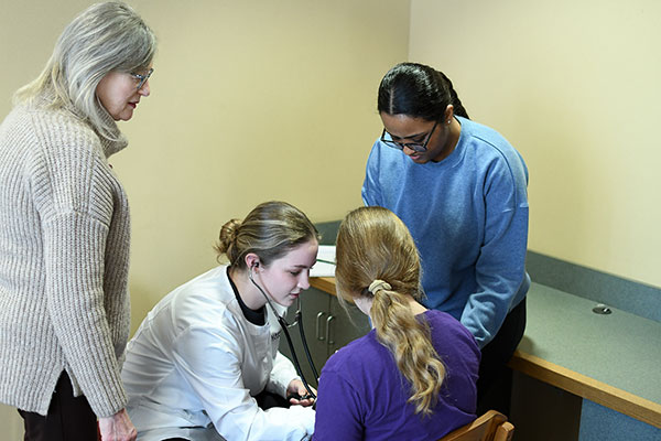 Bluffton nursing students