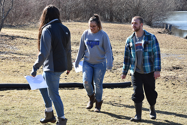 Future educators tried out some of the lessons following Project Wild training