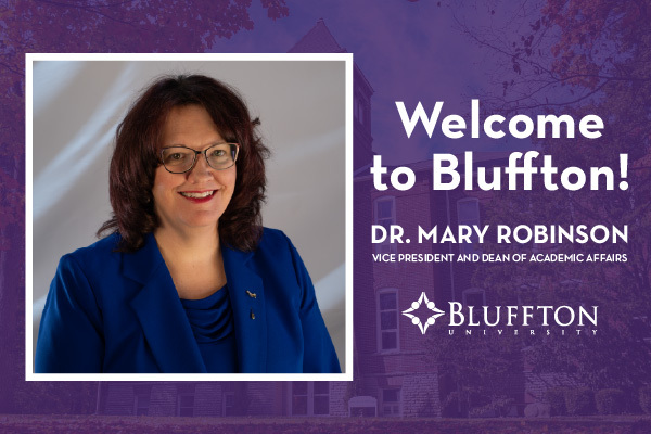 “I am honored and excited to join the Bluffton community at such an important moment in its history,” said Dr. Robinson. 