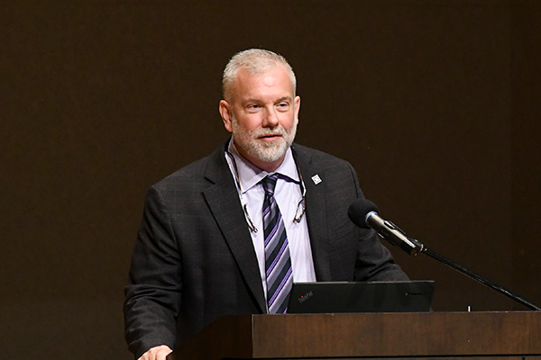 “I hope you also recognize that you aren't simply observing the state of Bluffton University. You are helping to create it,” President Sider said, addressing the work yet to be done on campus as a collaborative and open project.  