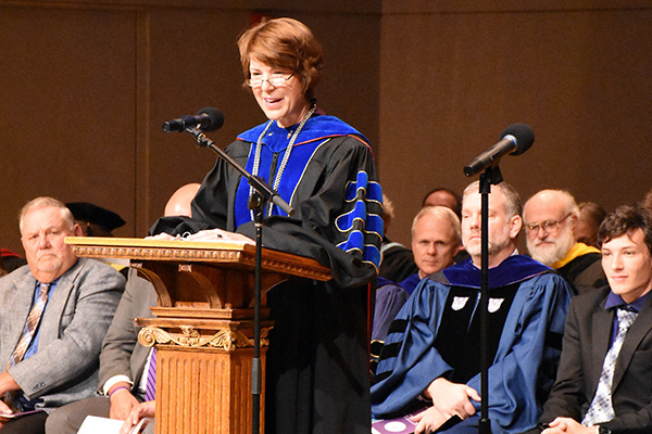 President Jane Wood's inauguration address