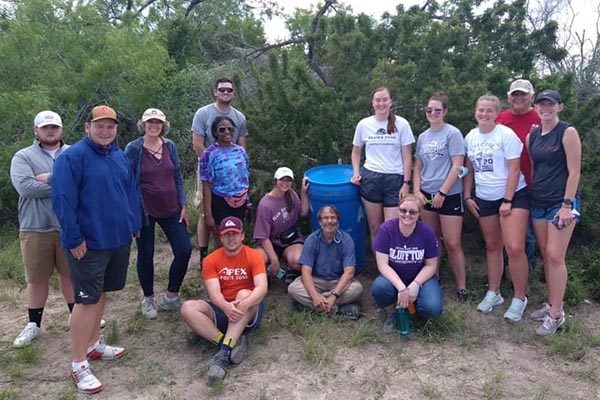 All cross cultural experiences include a service component. Students in the San Antonio/South Texas experience volunteered with the San Antonio Human Rights Center.