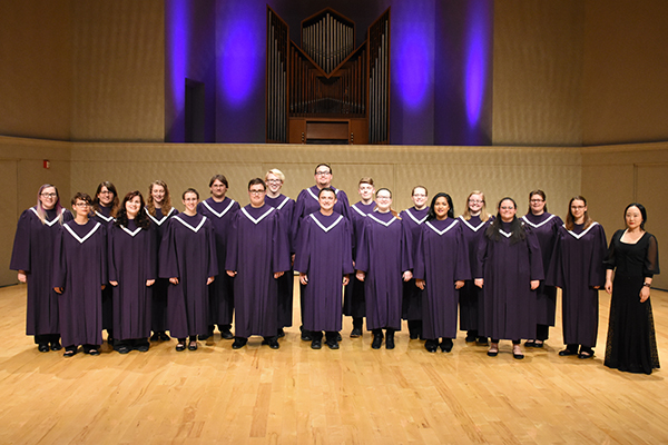 Fall choral concert at Bluffton University