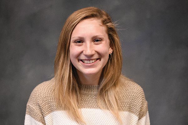 Caitlyn Renner, a speech-language pathology and audiology major