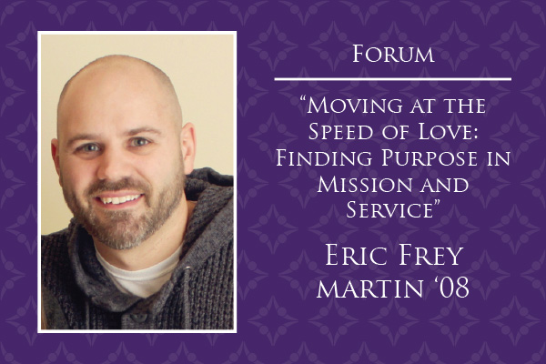 Martin will explore Jesus’ call to love God and our neighbors at a pace that honors relationships, encourages service, and resists the pressure of speed and efficiency.