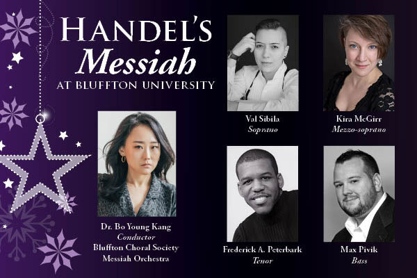 Soloists for the 2024 Bluffton University 'Messiah'