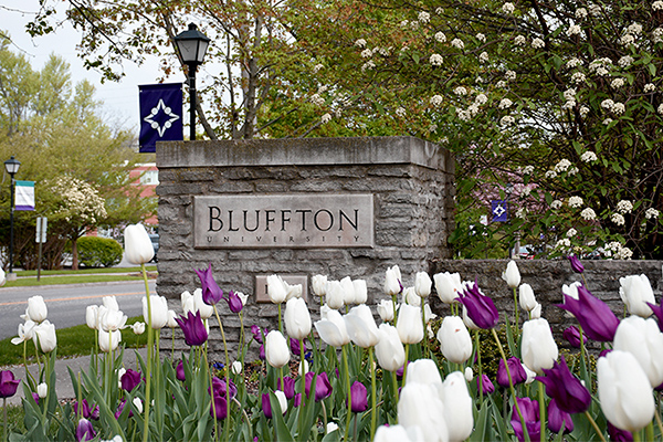 Bluffton University entrance