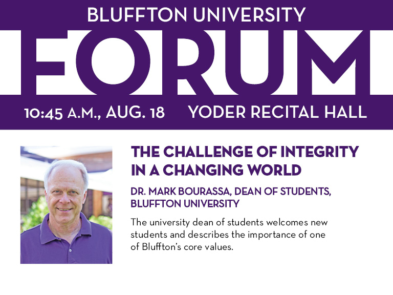 Opening Convocation marks the beginning of the university's fall semester. 