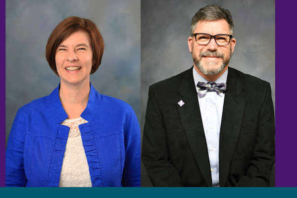 Dr. Melissa Friesen and Dr. Walt Paquin