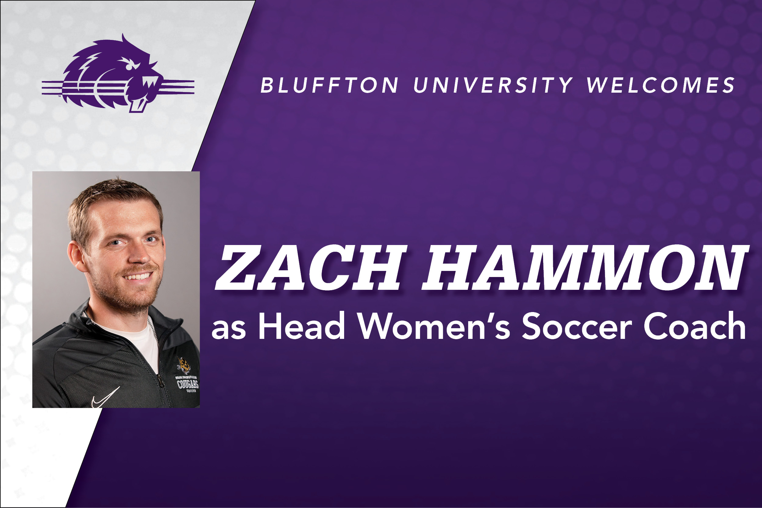 Zach Hammon named Bluffton University's head women's soccer coach