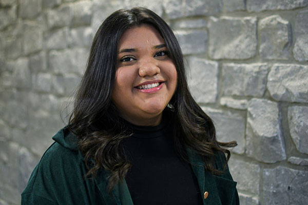 After graduation, Andrea Peralta Morales plans to take advantage of a program allowing international students to work in the United States for a year following graduation to gain additional experience. 