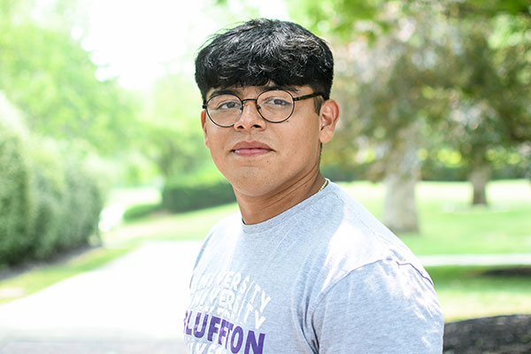 As a sophomore, Angel Velasco Urbina took steps to become more involved in campus life.