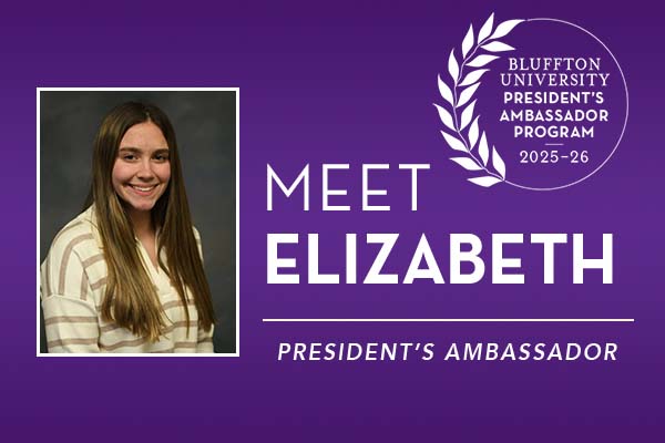 Liz Crites has a passion for helping others and looks to use her major to help young students with speech pathology needs. 