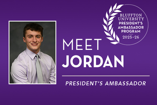 President's Ambassador Jordan Croy '28