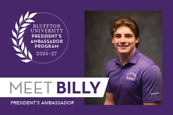 President’s Ambassadors provide campus tours to prospective students, sit on student panels at admissions events, greet special campus guests, and engage with alumni and donors at special events.