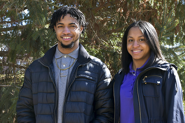 Siblings Omar and Keturah Warlick both were drawn to Bluffton because of its welcoming atmosphere, campus size and the ability to continue their athletic ambitions.