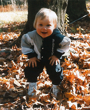 Tessa Short at 18 months old