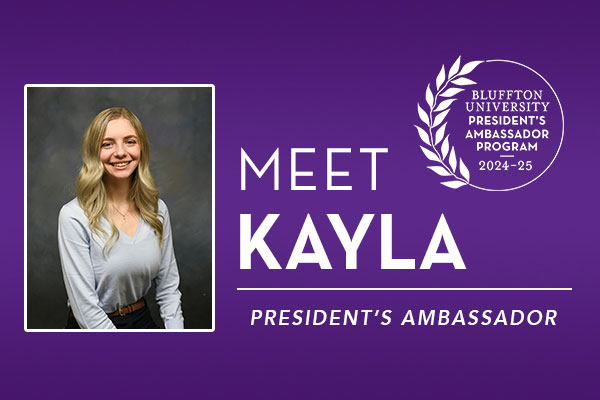 President's Ambassador Kayla Nartker